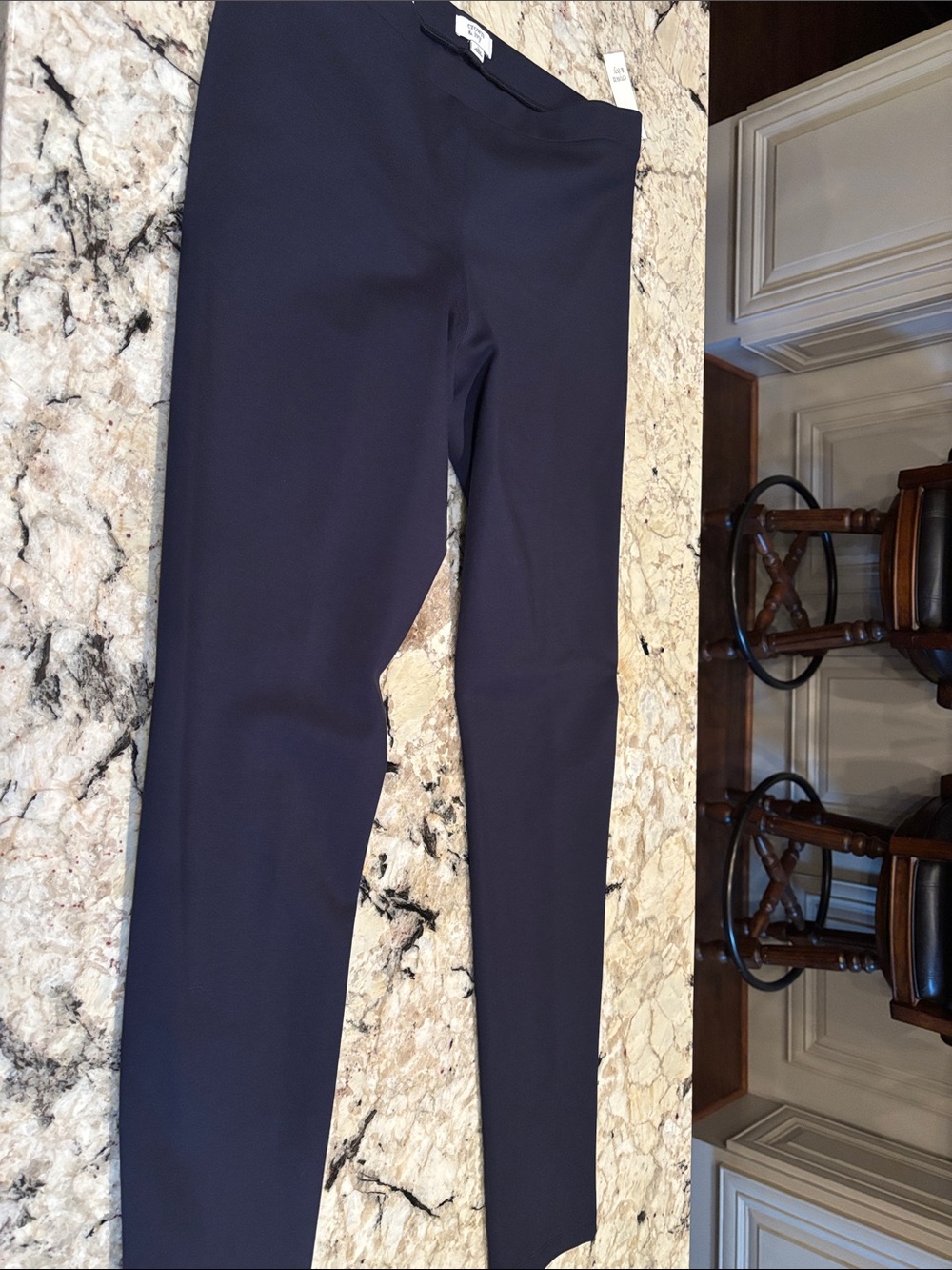 crown & ivy Navy Skinny Ponte Pants